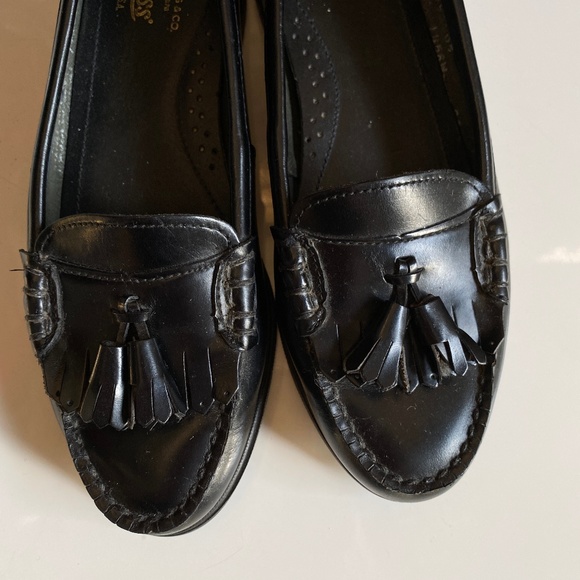 Bass Black Leather Loafers - Picture 3 of 4